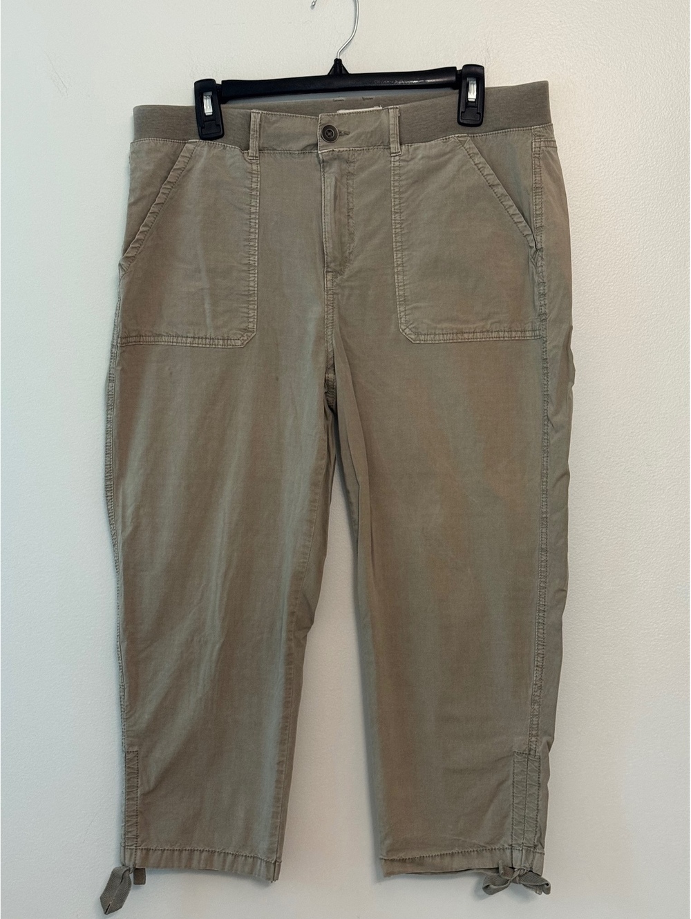 Style & Co Women's Khaki Cropped Pants Size 12